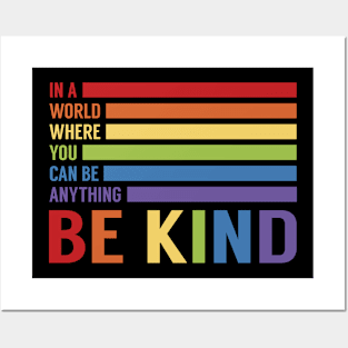 Be Kind Posters and Art